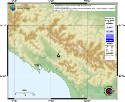 Mappa comuni con almeno 3 questionari