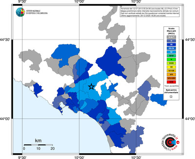 Mappa MCS - territori comuni