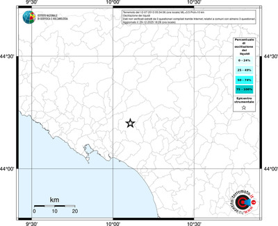 Mappa territorio comunale con almeno 3 questionari