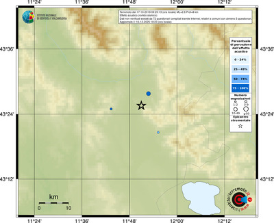 Mappa comuni con almeno 3 questionari