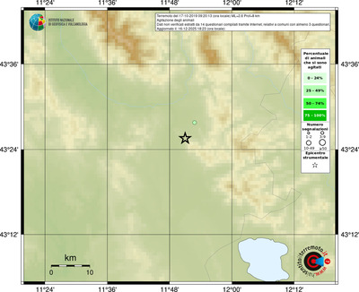 Mappa comuni con almeno 3 questionari