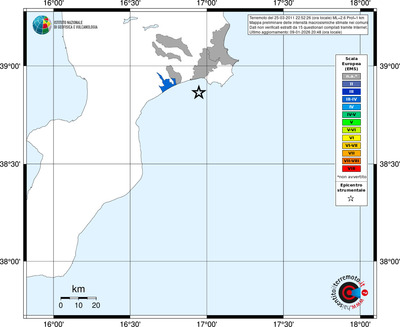 Mappa EMS - territori comuni