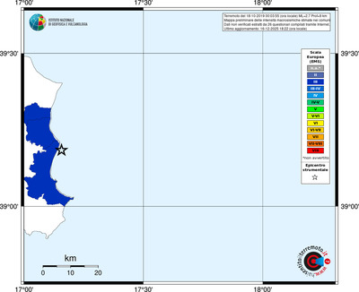 Mappa EMS - territori comuni