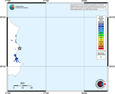 Mappa MCS - territori località