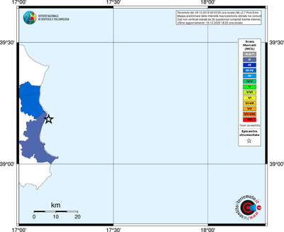Mappa MCS - territori comuni