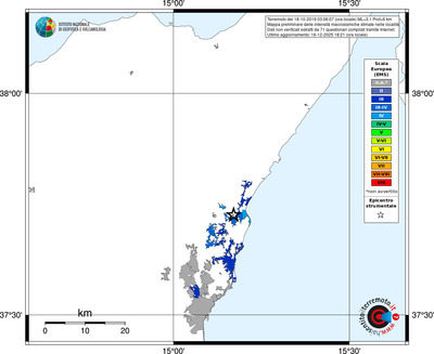 Mappa EMS - territori località