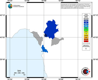 Mappa EMS - territori comuni