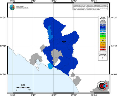 Mappa EMS - territori comuni