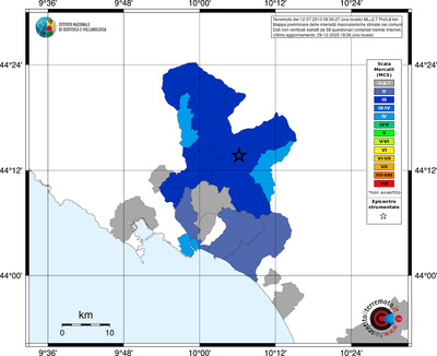 Mappa MCS - territori comuni