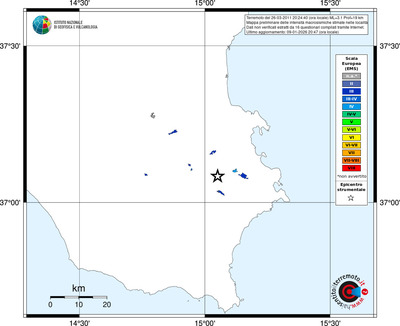 Mappa EMS - territori località