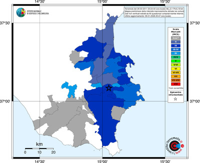 Mappa MCS - territori comuni