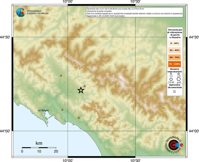 Mappa comuni con almeno 3 questionari