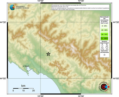 Mappa comuni con almeno 3 questionari