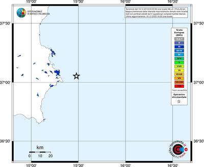 Mappa EMS - territori località