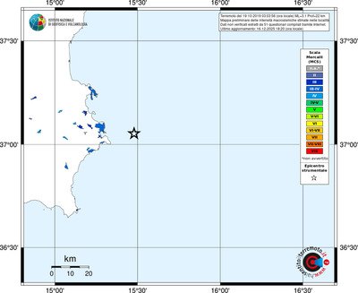 Mappa MCS - territori località