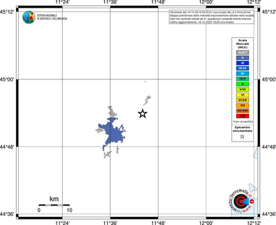 Mappa MCS - territori località