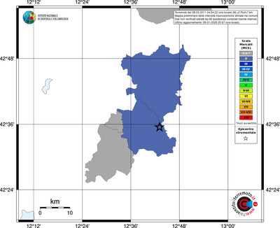 Mappa MCS - territori comuni