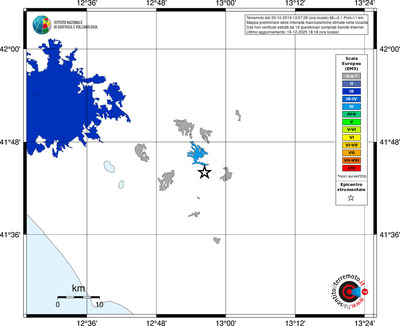 Mappa EMS - territori località