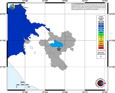 Mappa EMS - territori comuni