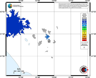 Mappa MCS - territori località