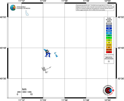 Mappa EMS - territori località