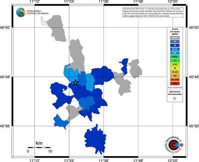 Mappa EMS - territori comuni