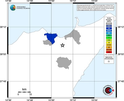 Mappa EMS - territori comuni