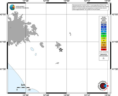 Mappa EMS - territori località