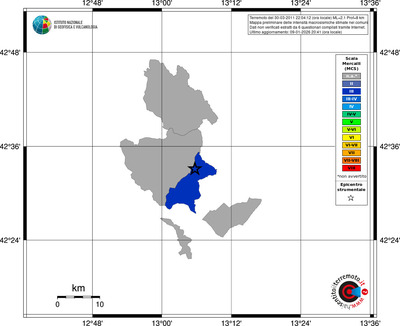 Mappa MCS - territori comuni