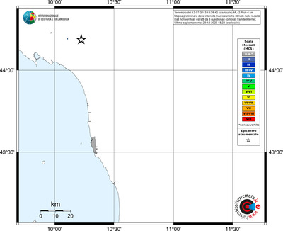 Mappa MCS - territori località