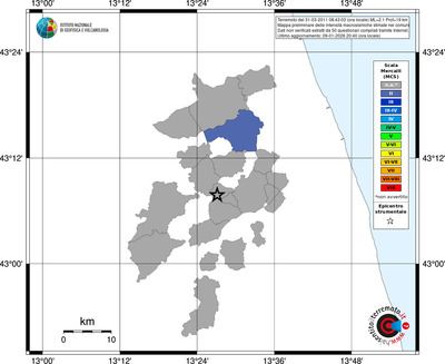 Mappa MCS - territori comuni