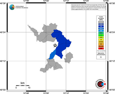 Mappa EMS - territori comuni