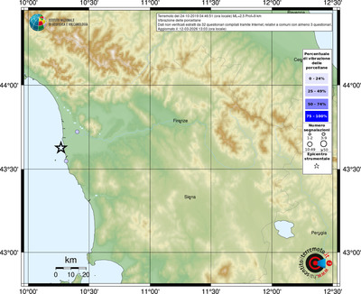 Mappa comuni con almeno 3 questionari