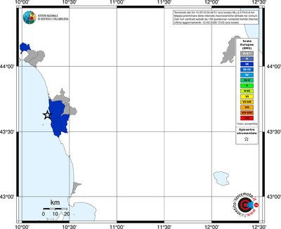 Mappa EMS - territori comuni