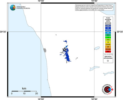 Mappa EMS - territori località