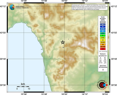 Mappa EMS - località