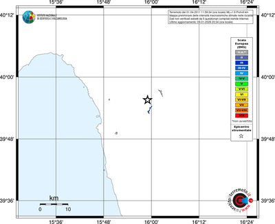 Mappa EMS - territori località