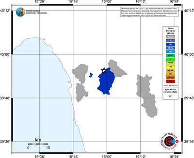 Mappa EMS - territori comuni
