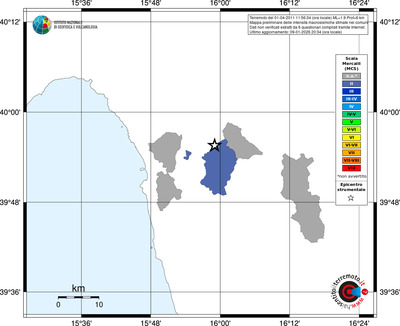 Mappa MCS - territori comuni