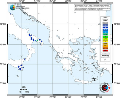 Mappa EMS - territori comuni