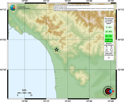 Mappa comuni con almeno 3 questionari