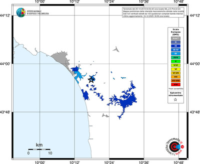 Mappa EMS - territori località