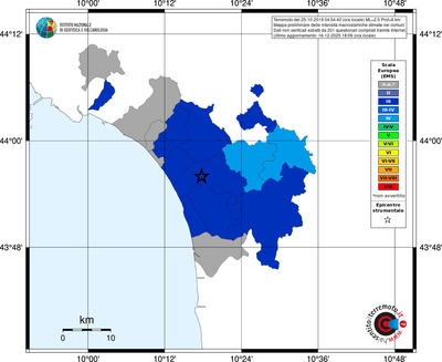 Mappa EMS - territori comuni