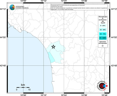 Mappa territorio comunale con almeno 3 questionari