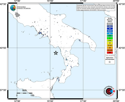 Mappa MCS - territori delle località