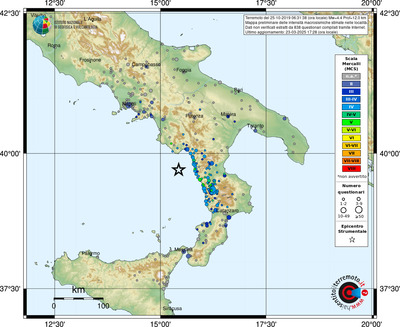 Mappa MCS - località
