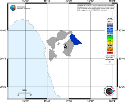 Mappa MCS - territori comuni