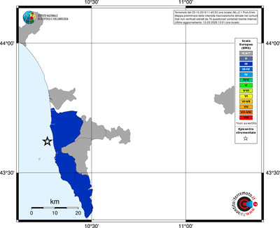 Mappa EMS - territori comuni