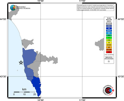Mappa MCS - territori comuni