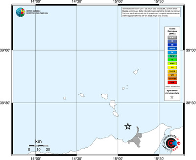 Mappa EMS - territori comuni